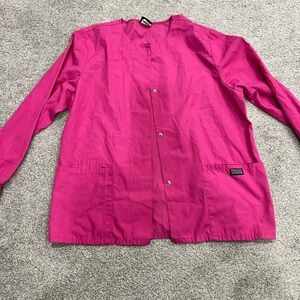Cherokee Workwear Pink scrub jacket